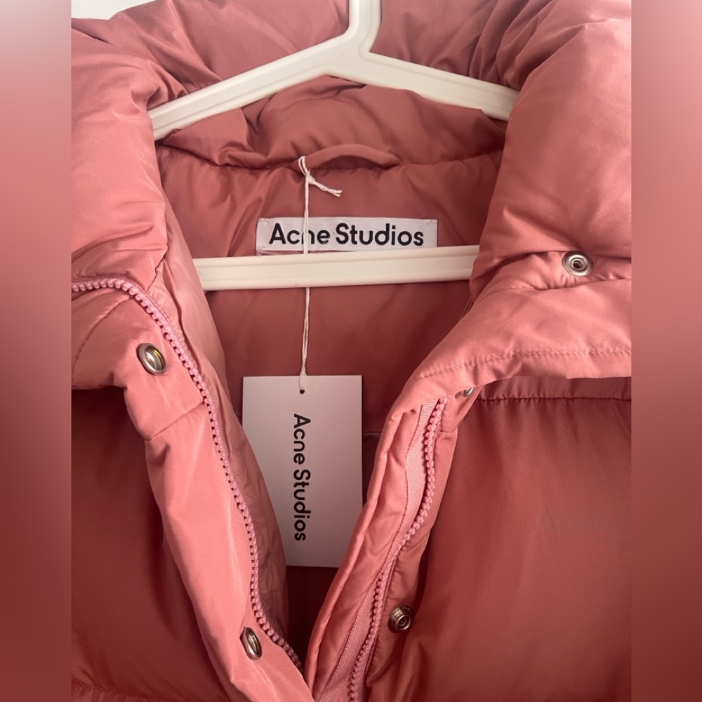 NWT Acne Studios Down Puffer Jacket - Pink - Picture 11 of 16